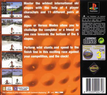 Ski Air Mix (JP) box cover back